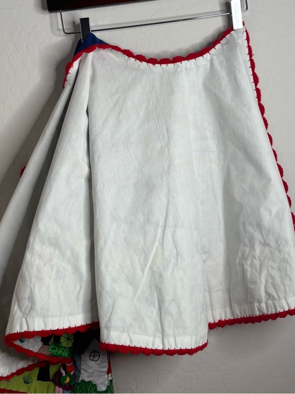 Novica Peru Arpillera 3D Christmas Nativity Tree Skirt Peruvian Nativity 43” - Picture 11 of 13